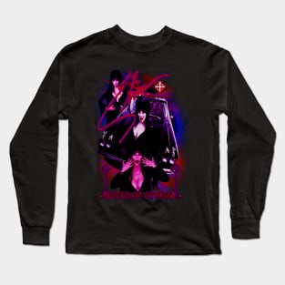 Elvira. Spooky Ride. (Version 1) Long Sleeve T-Shirt